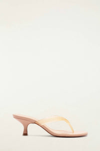 FARM RIO Women's Rob Heel Sandal in old blush - women's sandal