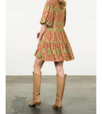 Thml - Puff Sleeve Printed Dress