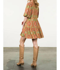 Thml - Puff Sleeve Printed Dress