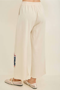 J.Her - Women's Americana Double Stars Patched Pant