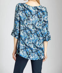 Apny - Elbow Flare Tunic Top