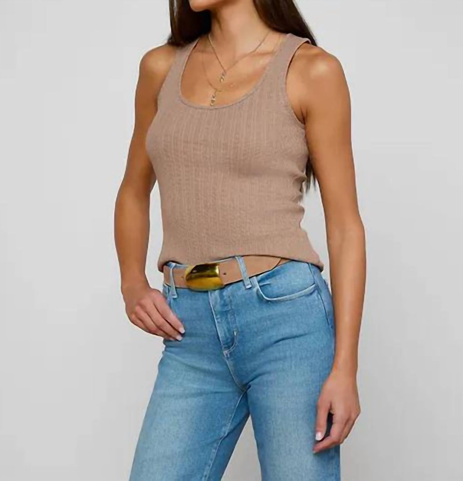 L'Agence - Adira Scoopneck Tank Top