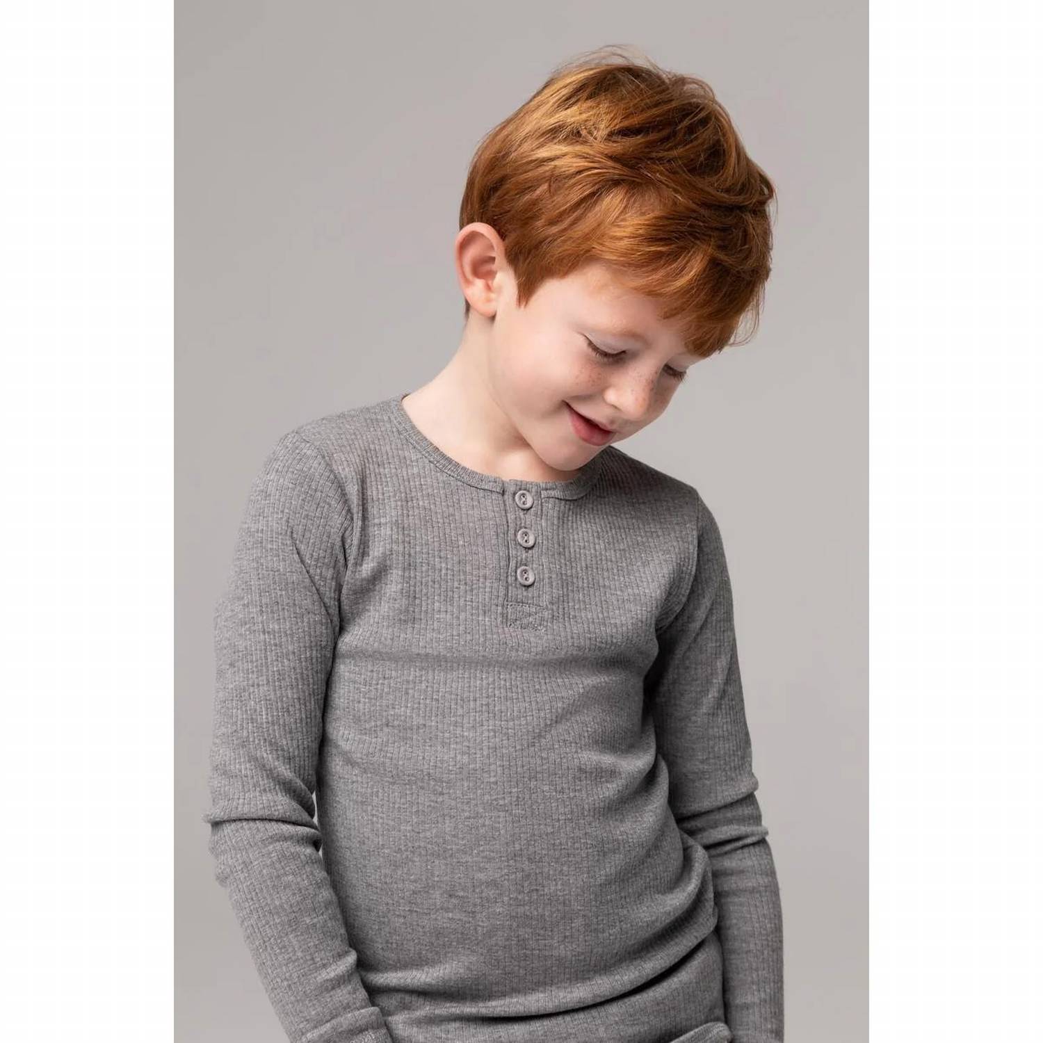 Marmar Copenhagen - Boy's Long Sleeve Ribbed Henley Set