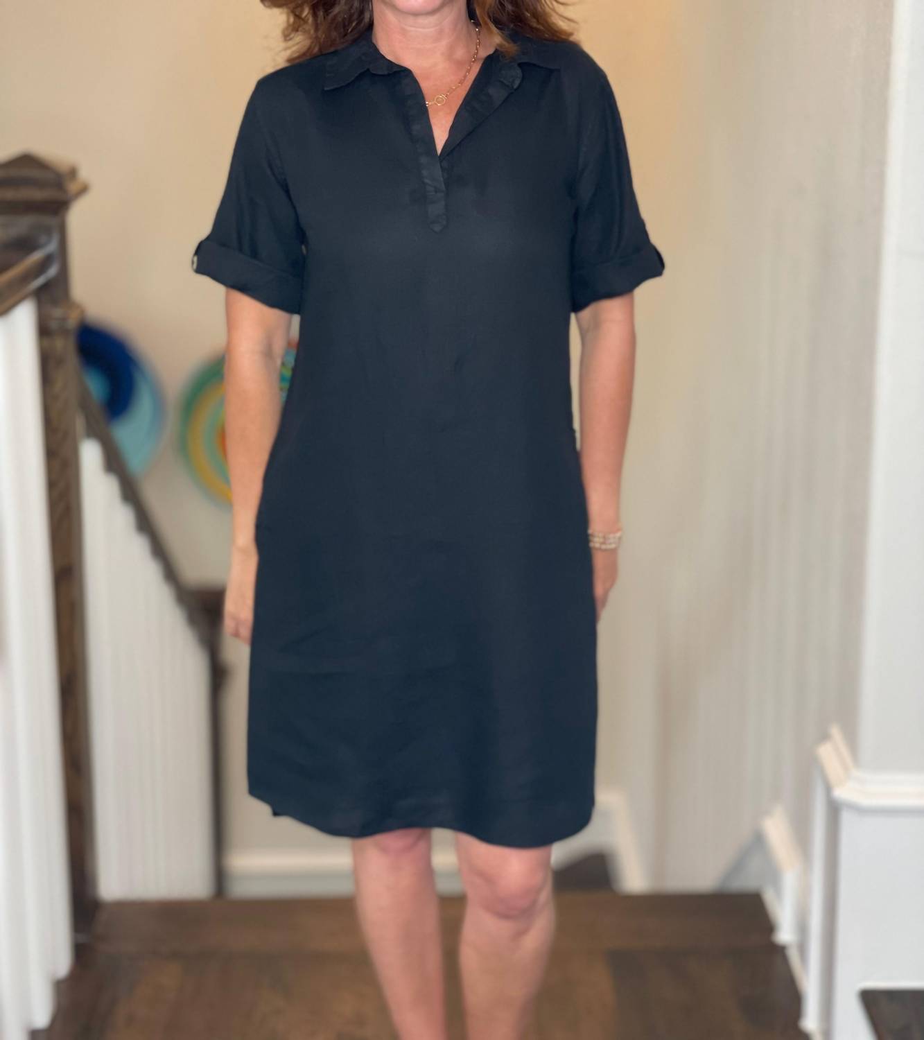 Pure Amici - Linen Mini Dress