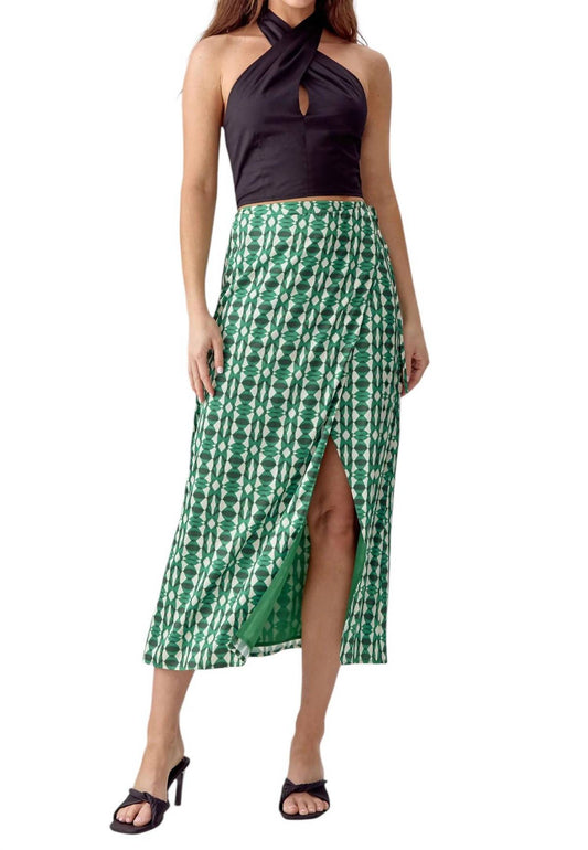 Greylin - MEREDITH WRAP MIDI SKIRT