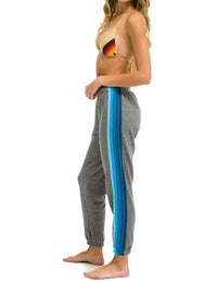 Aviator Nation - Stripe Pull On Sweatpants