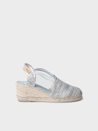 Toni Pons Women's Tania-zr Wedge Espadrilles With Elastic Straps in blau - women's shoe