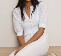 Veronica Beard - Coralee Puff Sleeve Top
