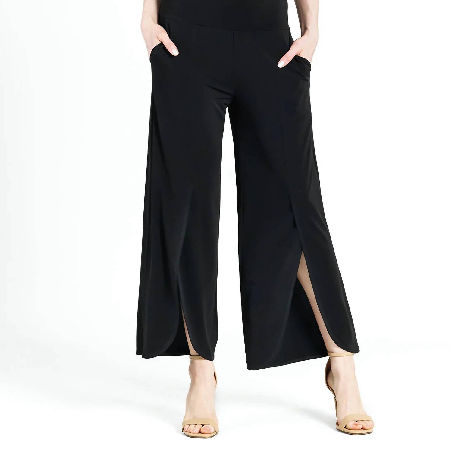 Clara Sunwoo - Front Slit Ankle Petal Pant