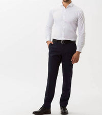 Brax Enrico Trouser in dark blue - men's pants