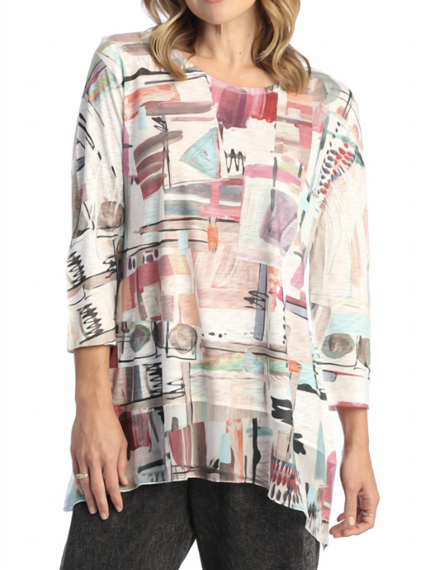 Jess & Jane - Villa Chiffon Hem Top