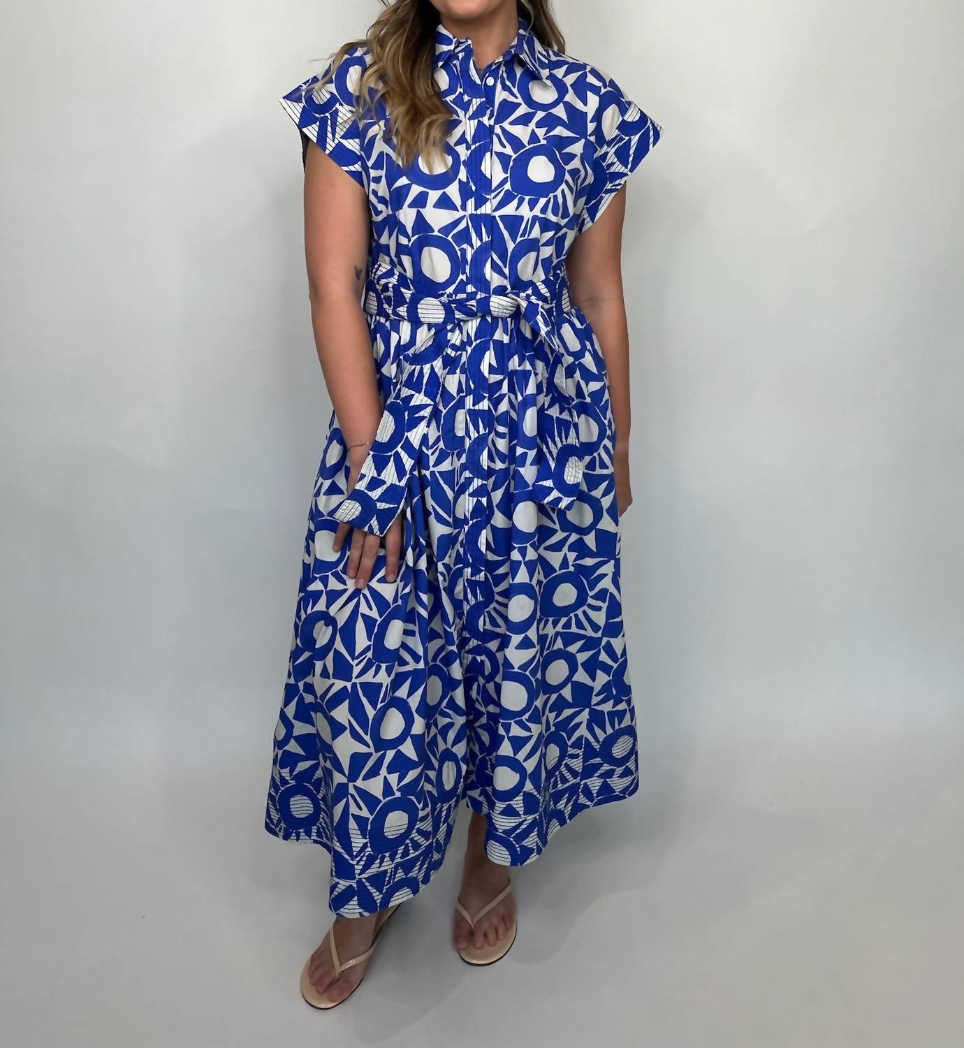 Oliphant - Belted Shirt Dress