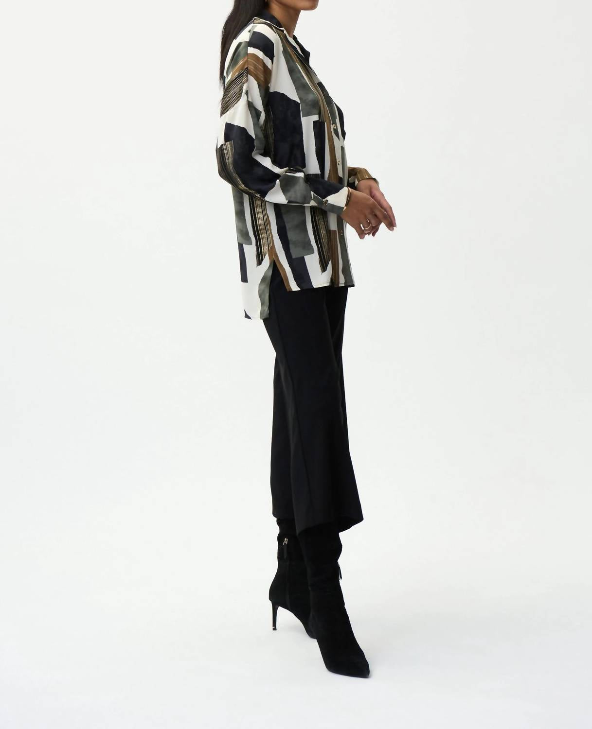 Joseph Ribkoff - patch print blouse