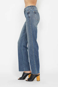 Judy Blue - Mid Rise Tummy Control Vintage Straight Leg Jeans