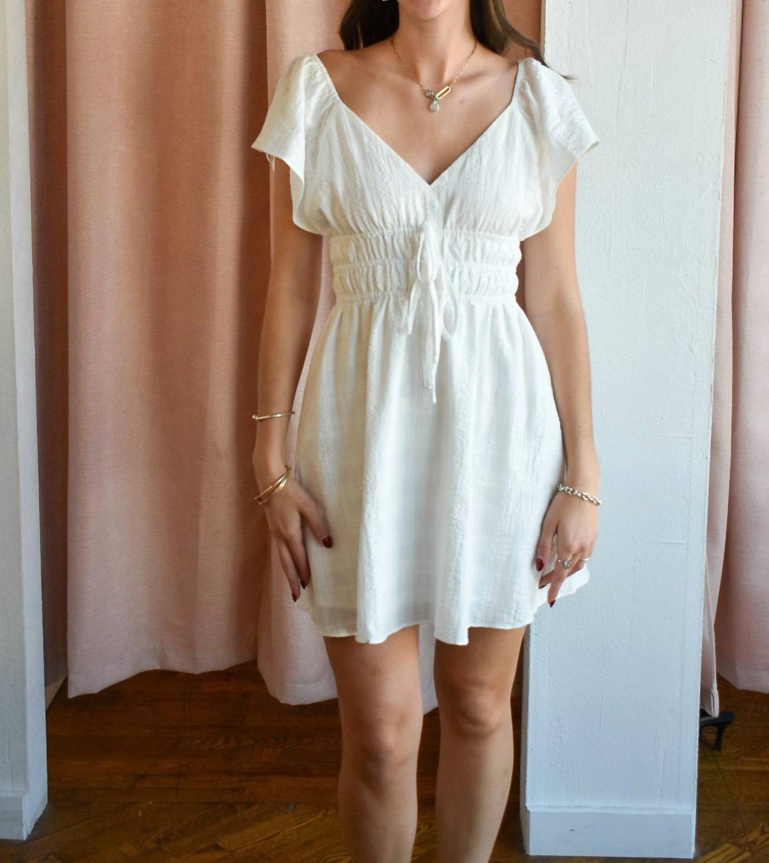 Sage The Label - Salt Air Textured Mini Dress