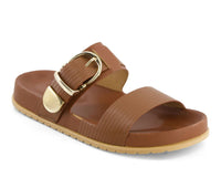 Andrea Women's Double Strap Footbed Sandal in brown - women's sandal - view 5