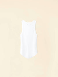 XIRENA Arynn Fine Rib Tank Top in white - women's tank top - view 4