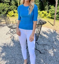 Alashan Cashmere - Ribbed Top