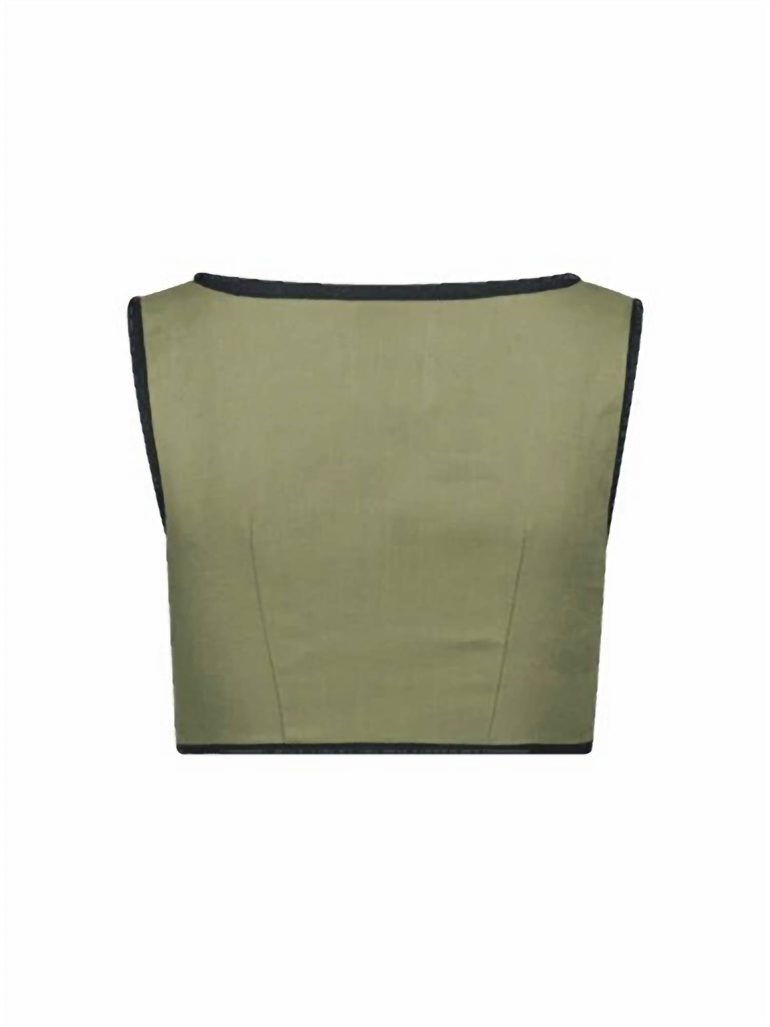 Matthew Bruch - Bound Cutout Crop Top