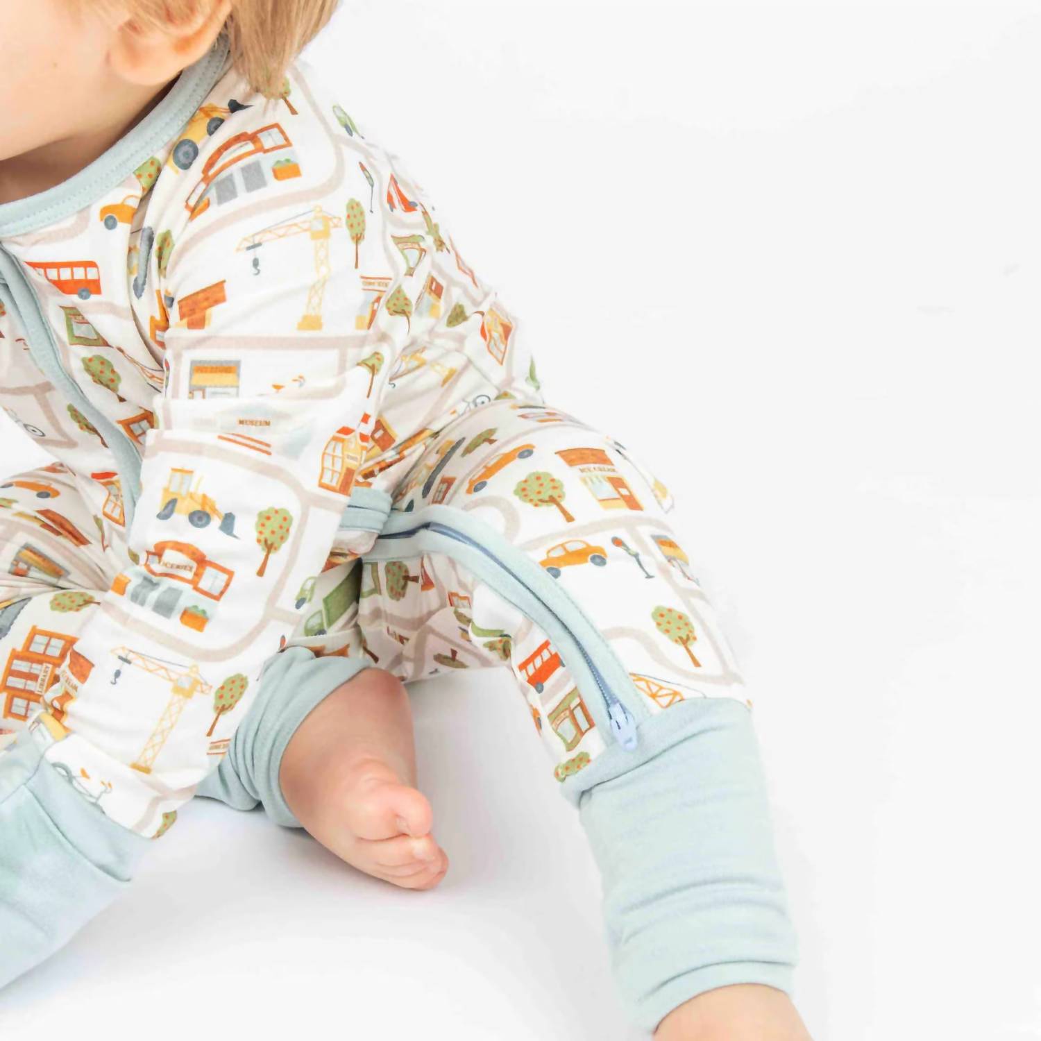 Emerson And Friends - Kid's Let's Go! Bamboo Convertible Baby Pajamas