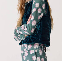 Lanhtropy - Waves Velvet Quilted Vest