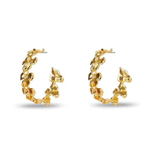 Lele Sadoughi - Women's Woodland Leaf Hoop Earrings