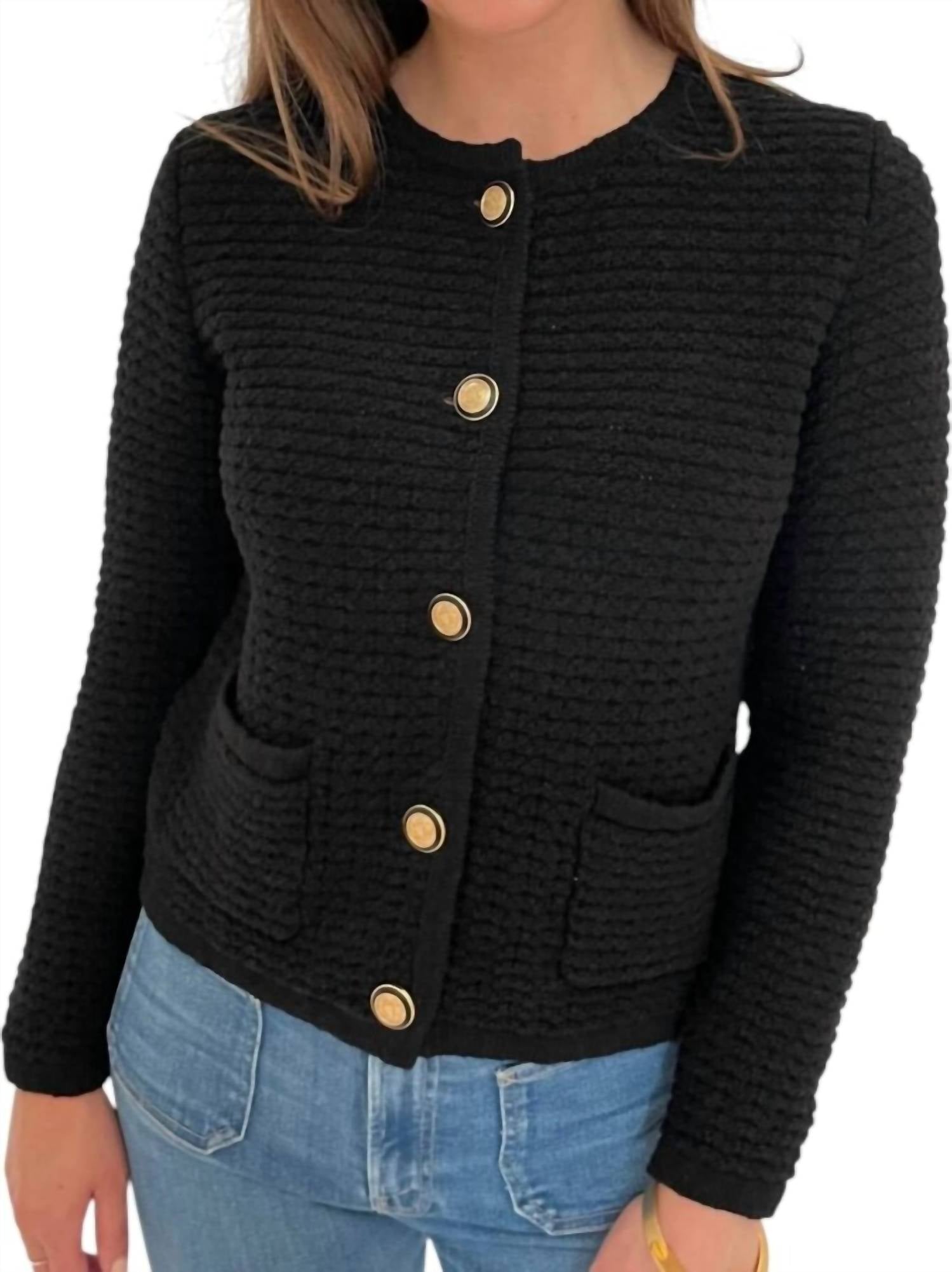 Elliott Lauren - Women's Button Front Cardigan