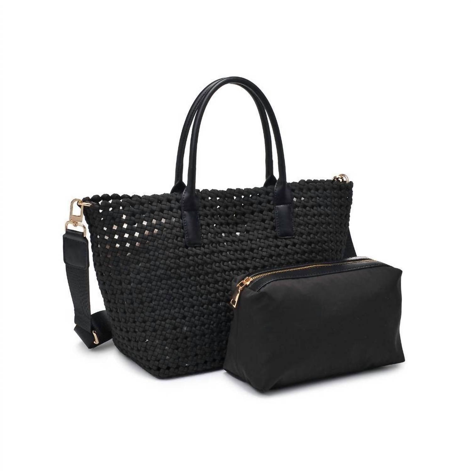 Sol And Selene - Women's Solstice Medium Hand Woven Knot Tote Bag