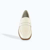 42 Gold - Yasmeen Croc Embossed Loafer