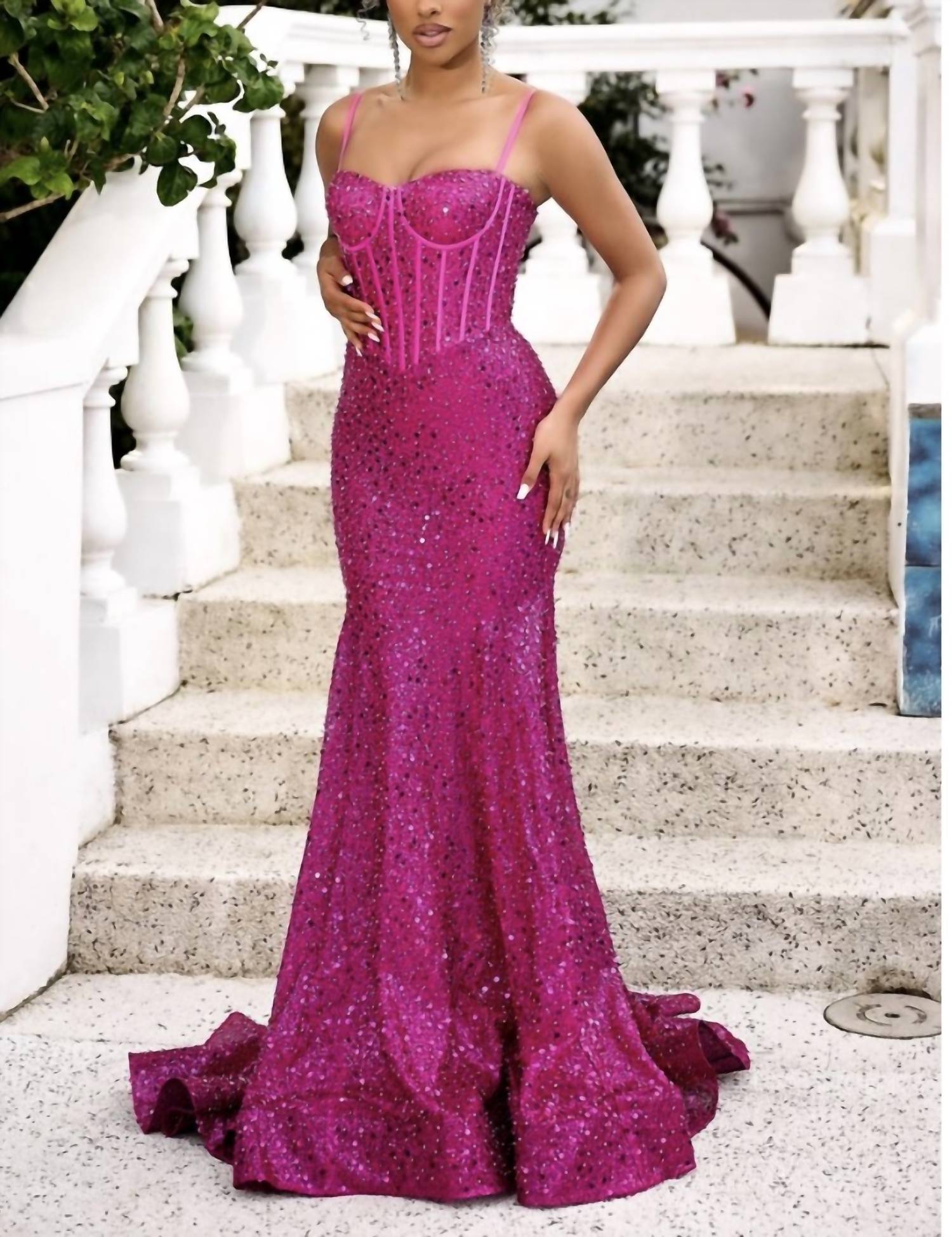 Portia&Scarlett - CORSET BEADED gown