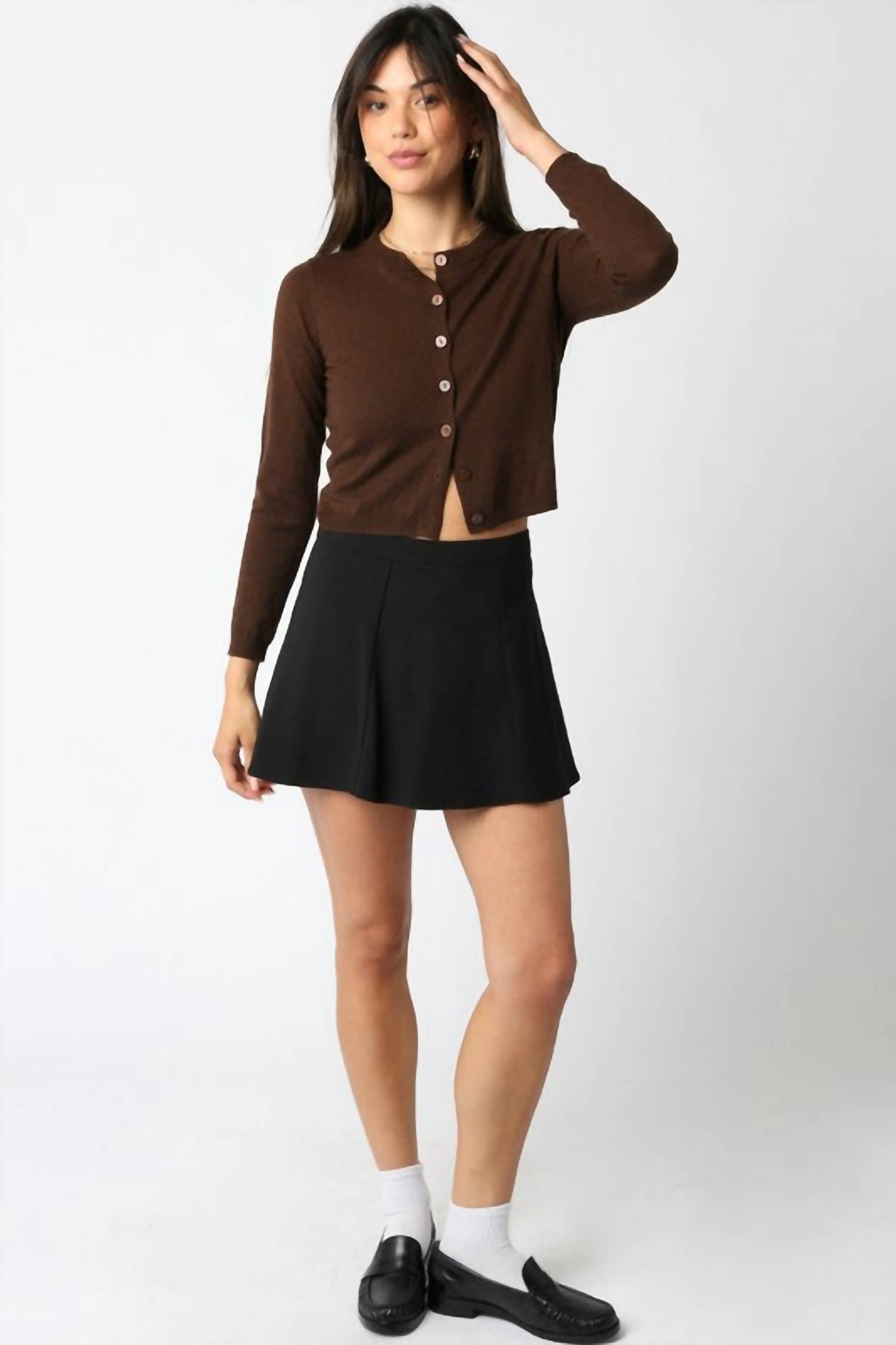 Olivaceous - Rhodes Knit Cardigan