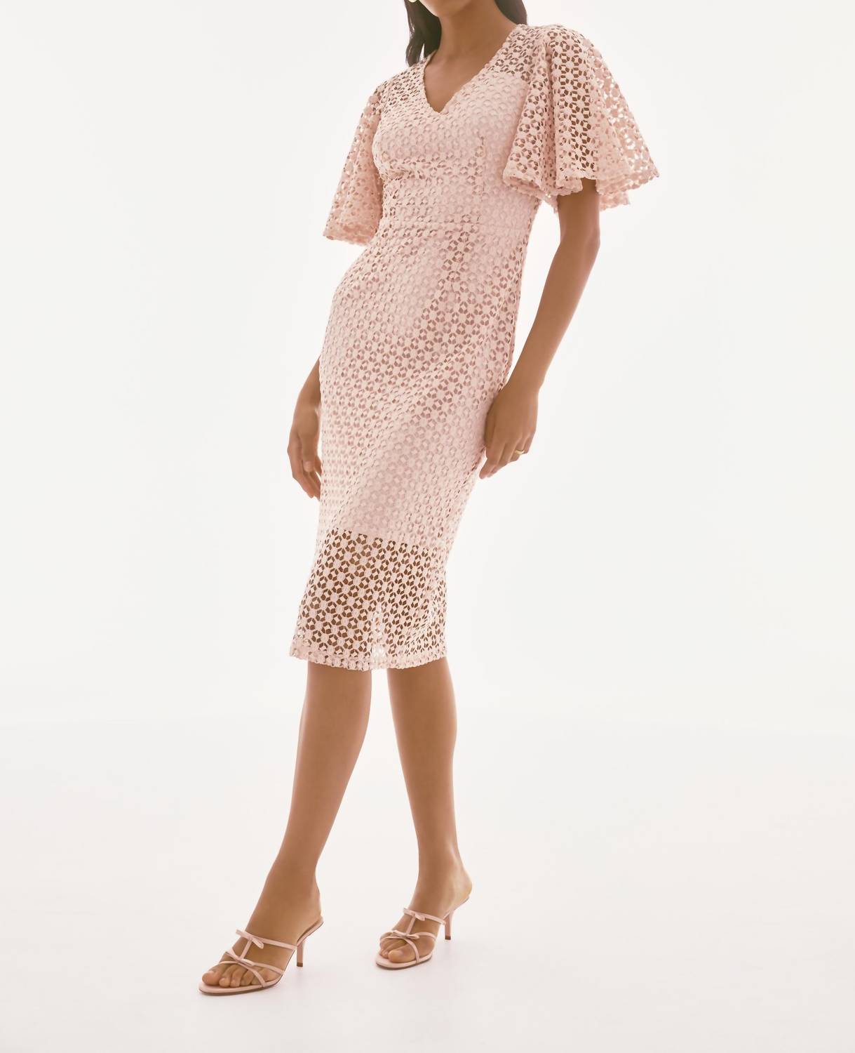 Joseph Ribkoff - V-neck Bodycon Dress