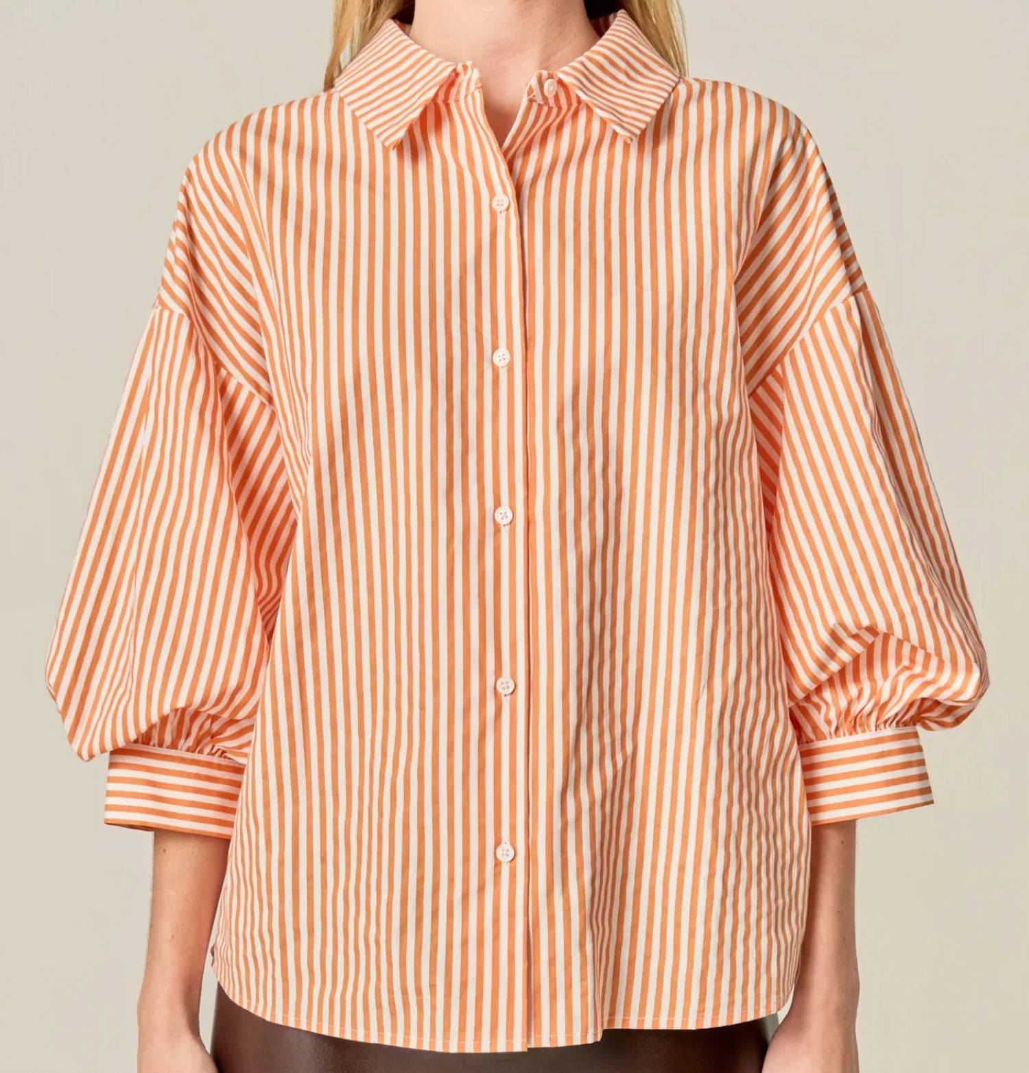 English Factory - Harper Balloon Sleeve Shirt