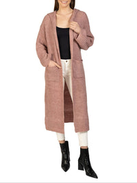 Love Token - Long Hooded Cardigan