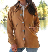 Cruel Girl - Women's Whipstitch Shirt Jacket