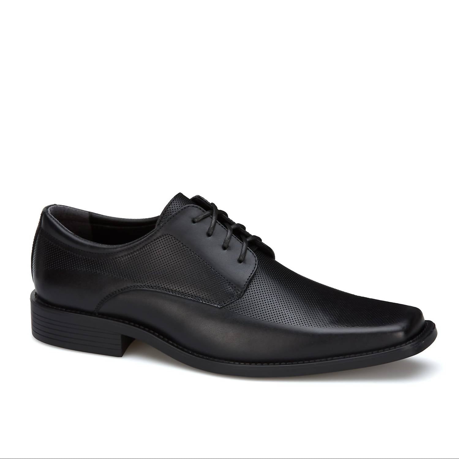 Ferrato Men's Flats Leather Shoes in black - men's shoe