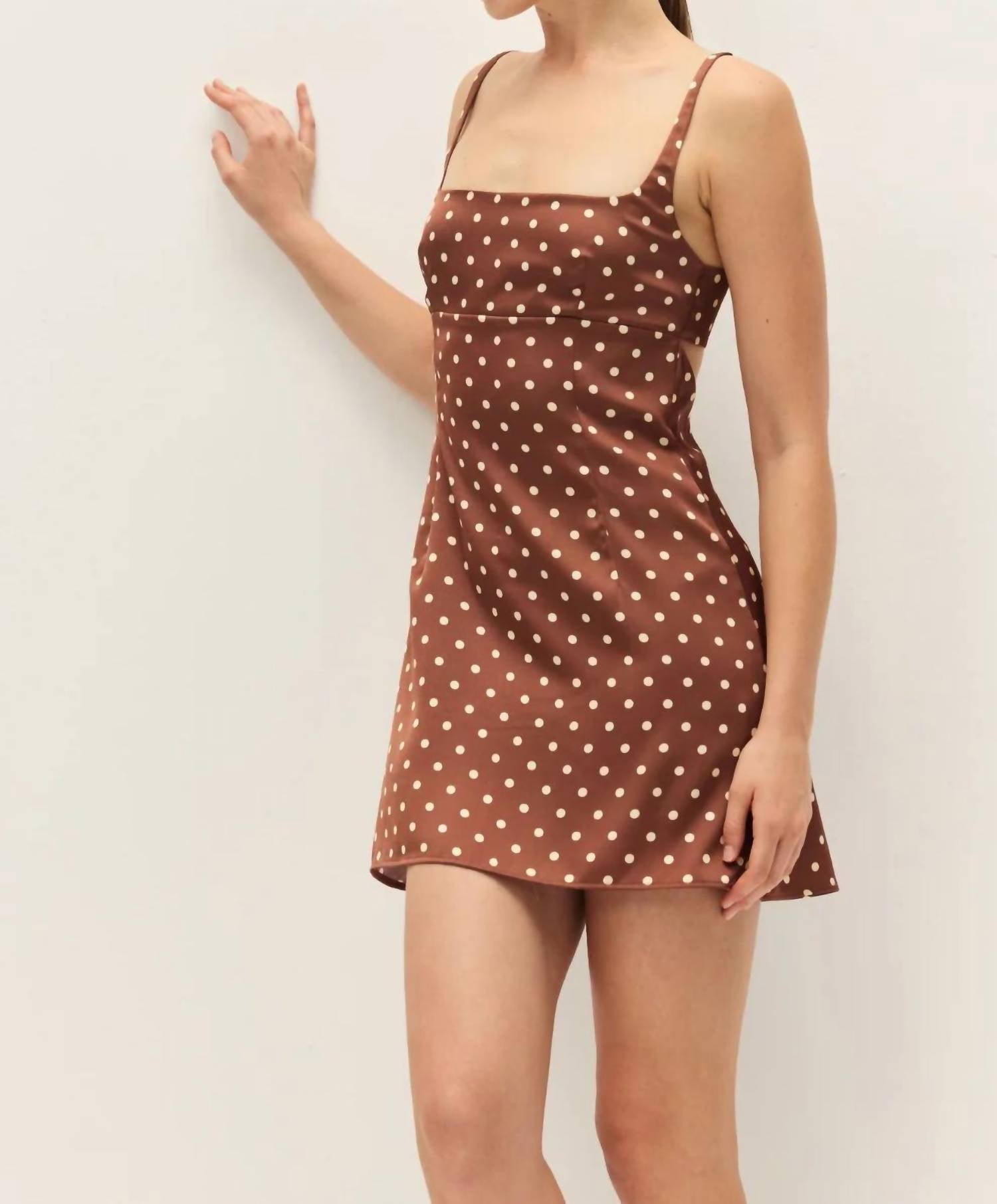 Elodie - Zia Polka Dot Mini Dress