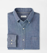 Peter Millar - Devonport Chambray Cotton-stretch Sport Shirt