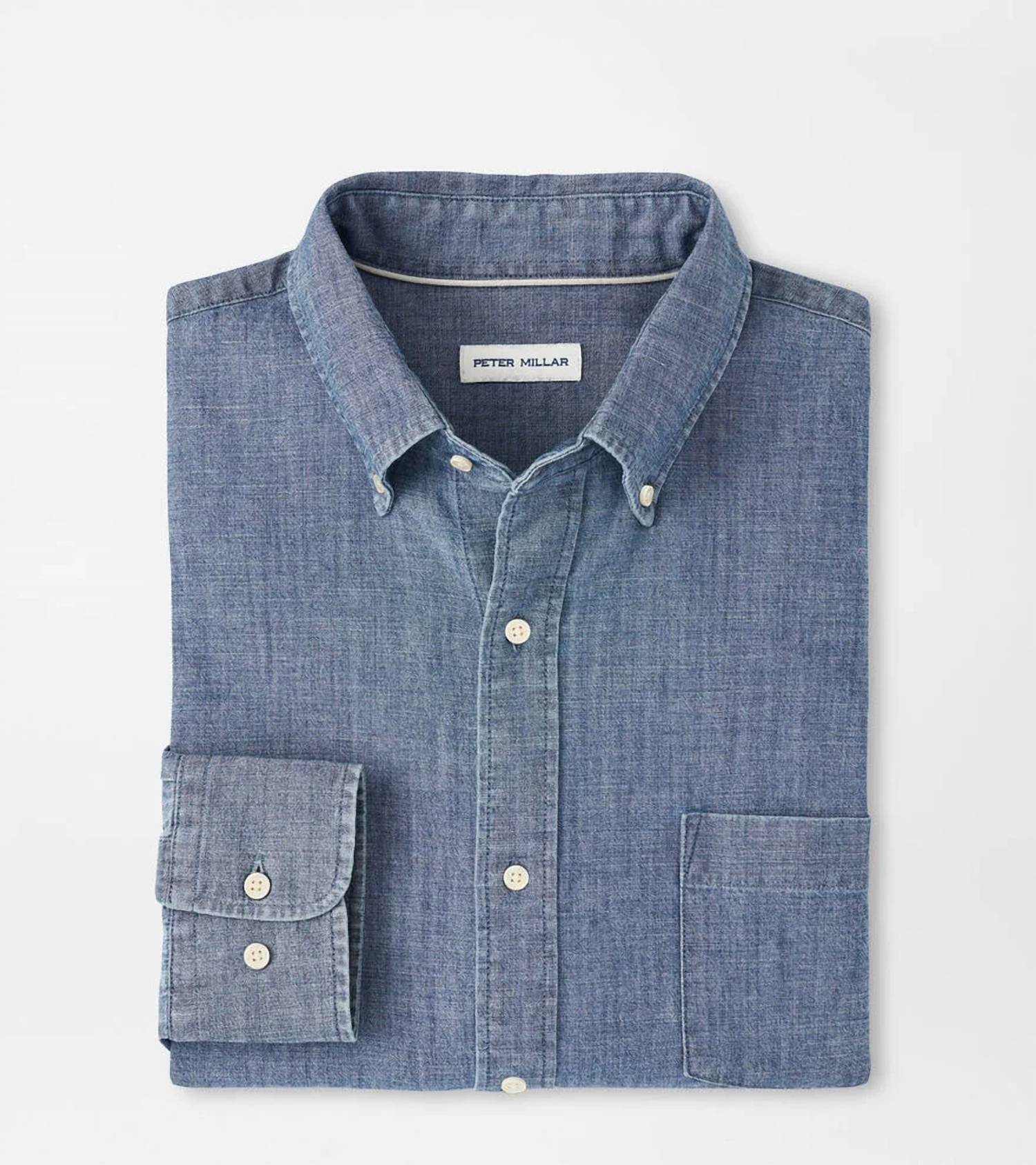 Peter Millar - Devonport Chambray Cotton-stretch Sport Shirt