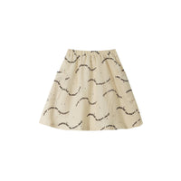 Omamimini - Midi Skirt with Patch Pockets