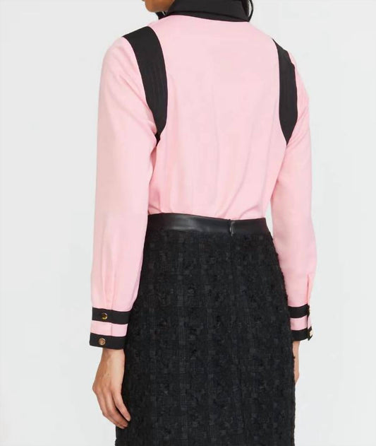 Stellah - Color Block Long Sleeve Shirt