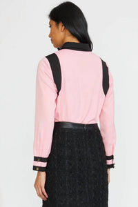 Stellah - Color Block Long Sleeve Shirt