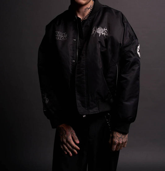 Darc Sport - Fear Is My Ally Vicious Nylon Bomber Jacket