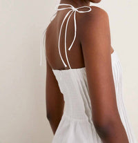 Moon River - Kaye Pleated Front Detail Midi Dress