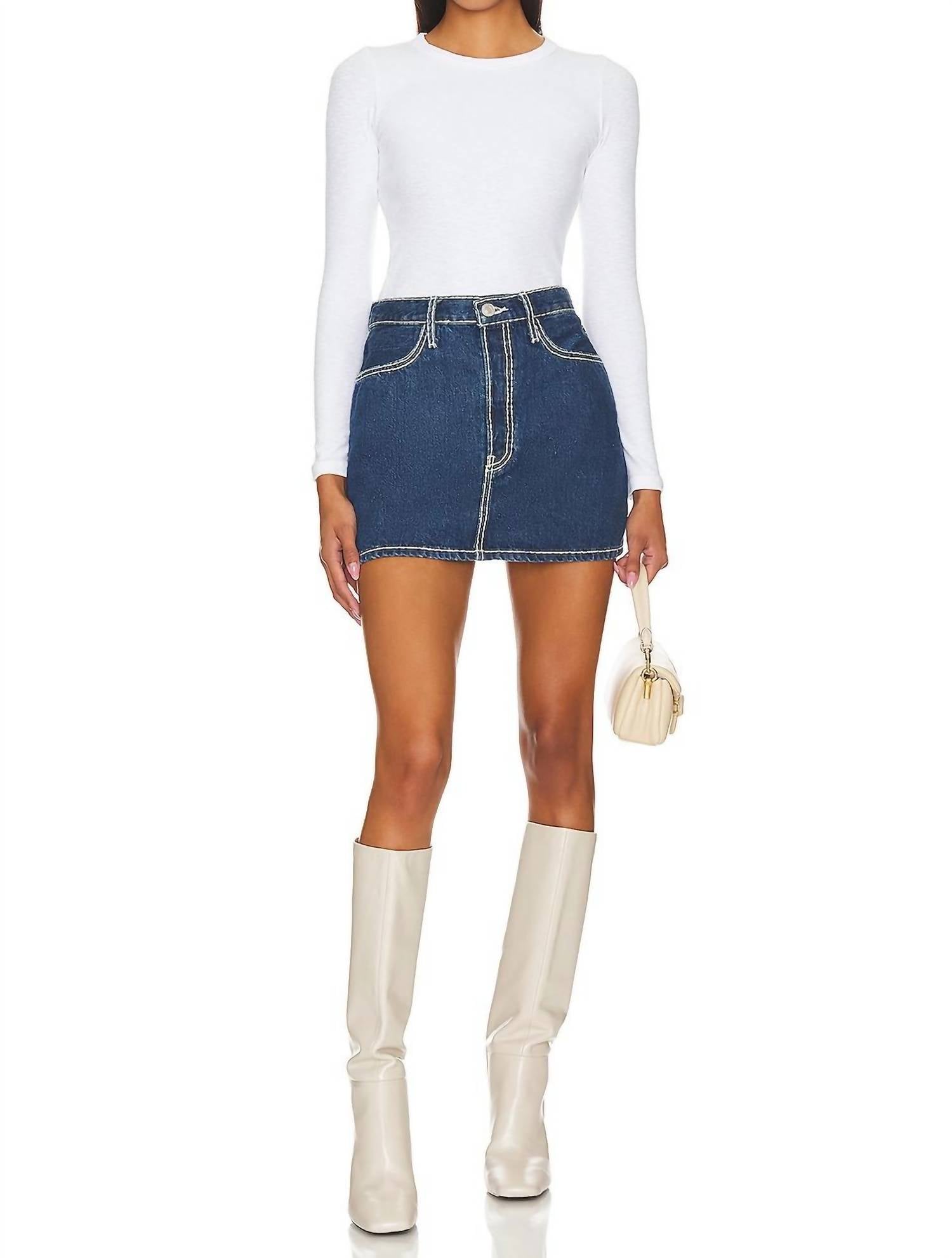 Re/Done - 90s Mini Denim Mini Skirt