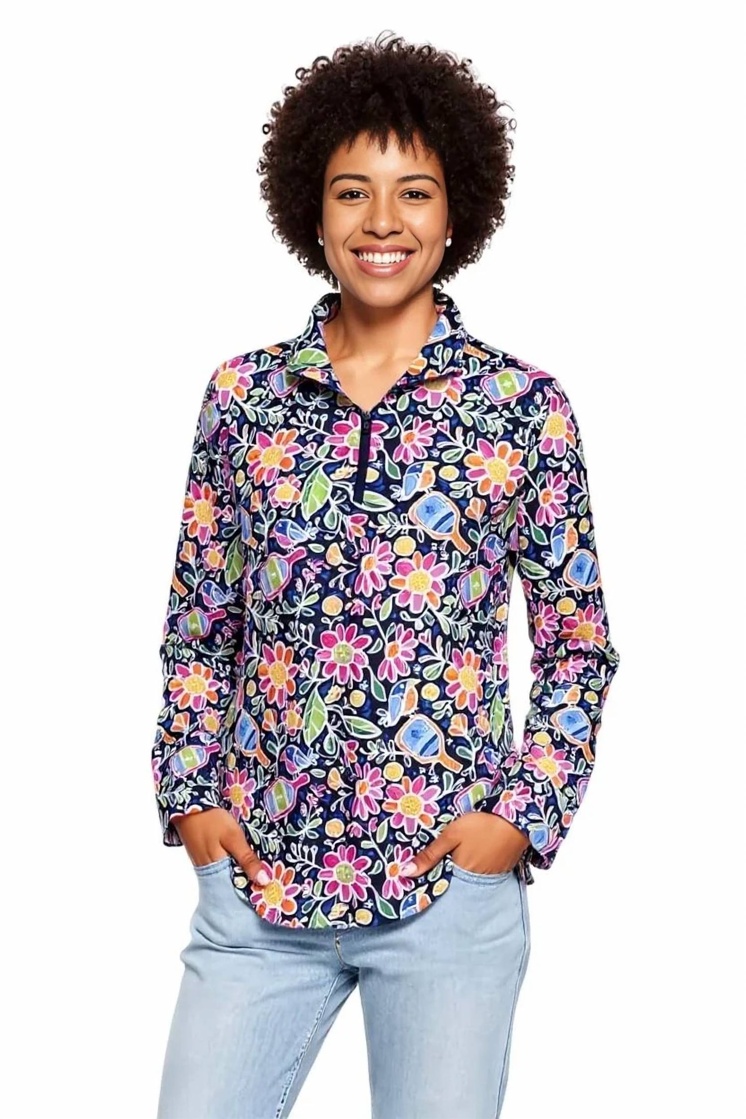 Katherine Way - Anna Maria Pullover Top
