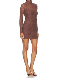 Astr - Kourtney Rhinestone Lace Mini Dress