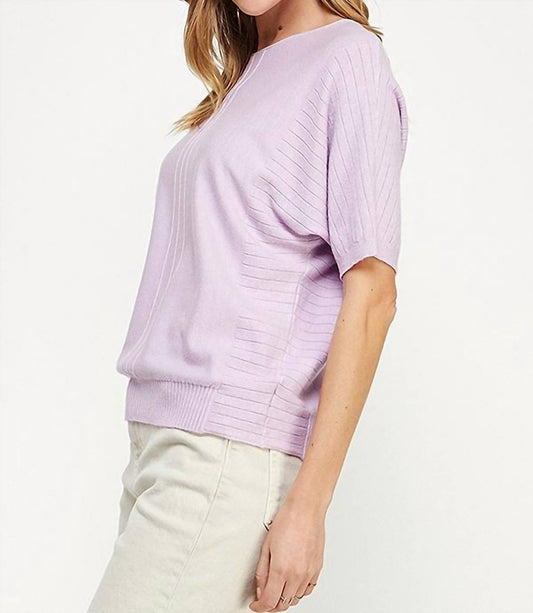 Allie Rose - Short Sleeve Dolman Sweater