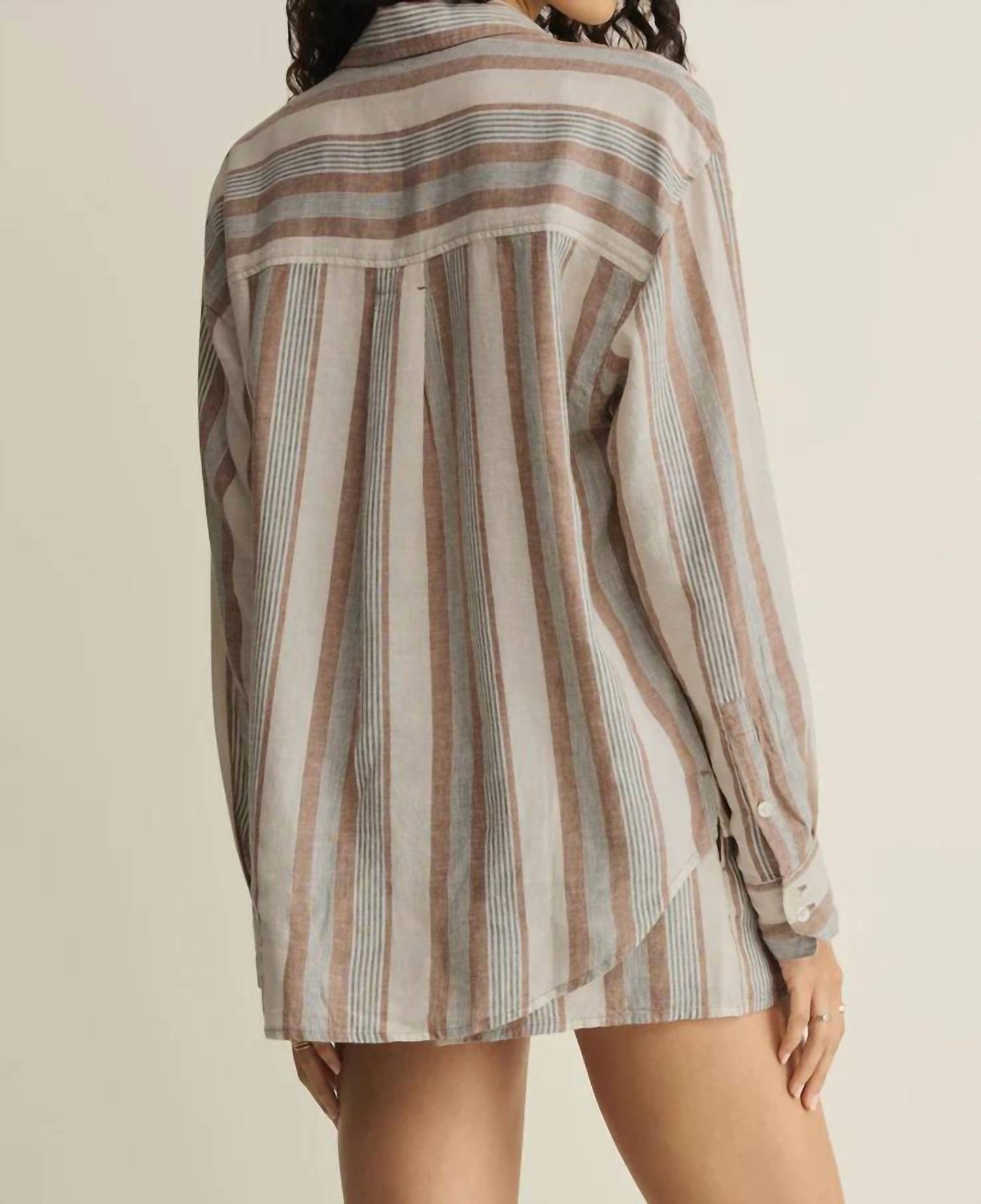 Z Supply - Women's Perfect Striped Button Up Shirt