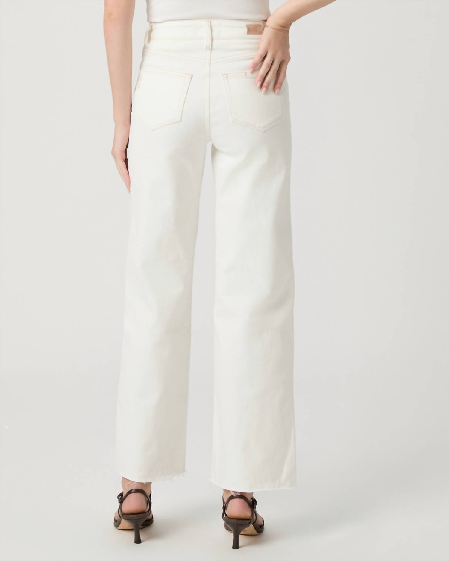 Paige - Anessa 31" Wide Leg Jeans